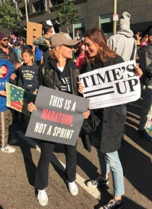 Women's March 2018: Celebrities unite in solidarity 