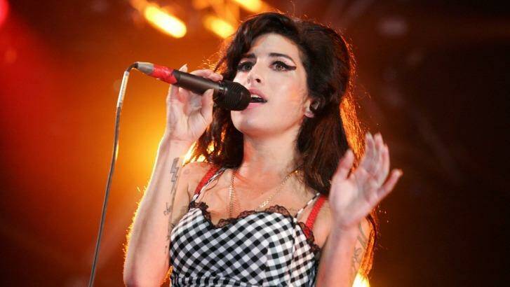 Amy Winehouse, performing in 2007.