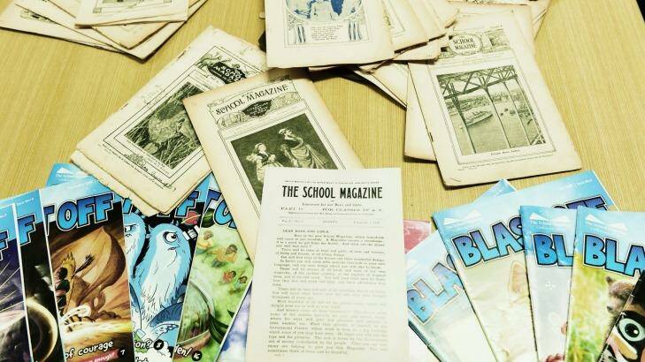 <i>The School Magazine</i> has just produced its 100th edition and is the oldest magazine in Australia and the oldest of its type in the world.  Photo: Nick Moir