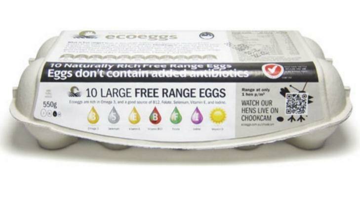 Ecoeggs is one the brands owned by Free Range Egg Farms. Photo: Supplied