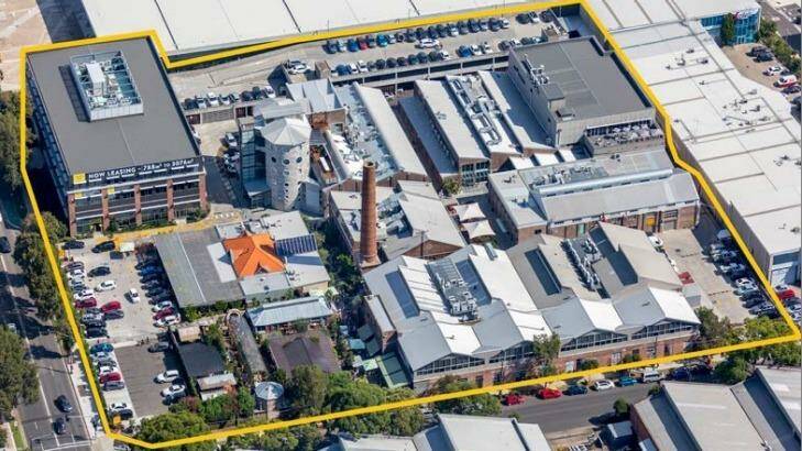 South Sydney' s prominent The Mill, Alexandria complex, which includes The Ground Bar, has been listed for sale Photo: supplied