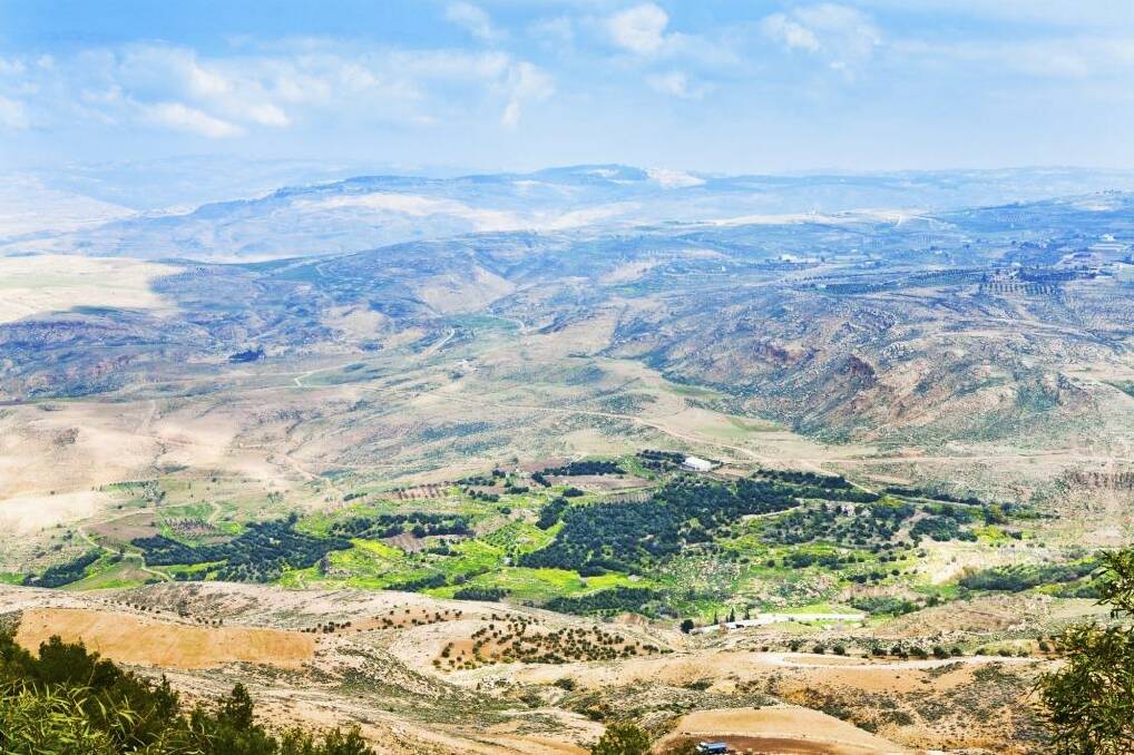 A view of the  Promised Land from Mount Nebo in Jordan. Photo: VV Voennyy