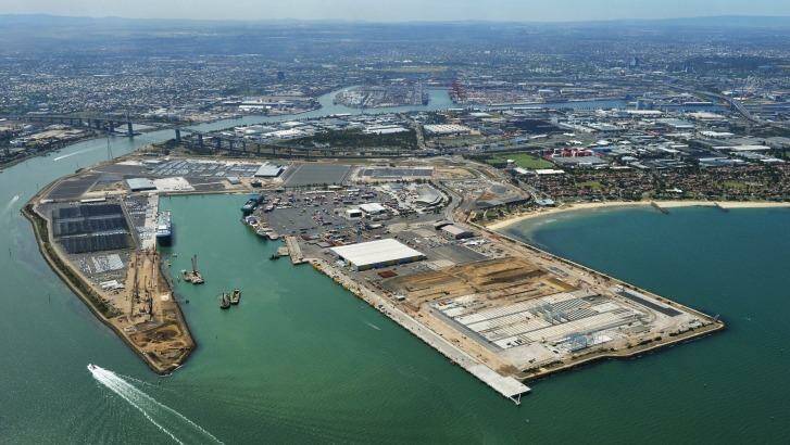 A deal to privatise the Port of Melbourne was struck in March with conditions that restricted competition from other ports. Photo: Joe Armao