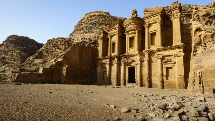 The rock-carved monastery at Petra, Jordan. Photo: Burachet Maroungsilp
