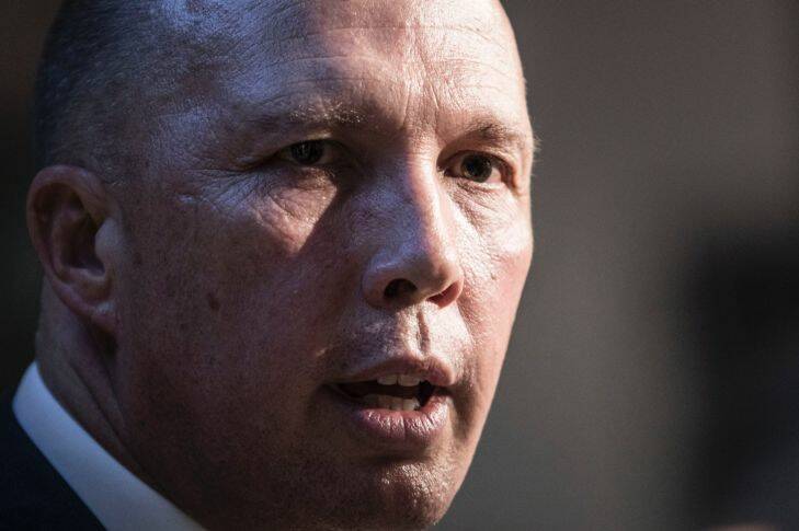 Minister for Immigration and Border Protection, Peter Dutton MP speaks at the launch of the AFR Magazine Power issue.