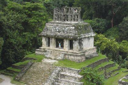 Mexico palenque ruins.