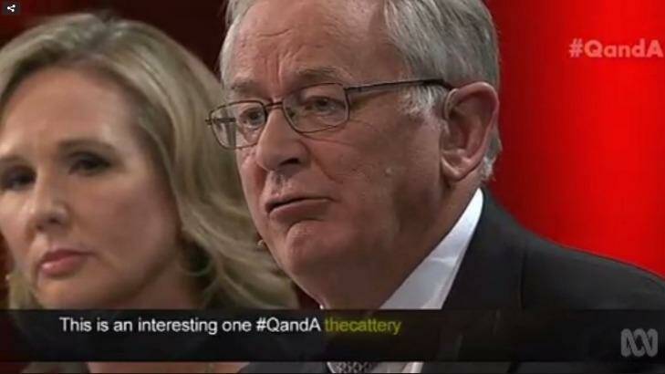 Minister for Trade and Investment Andrew Robb talked about his battle with depression. Photo: ABC