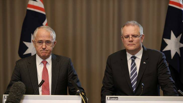 Prime Minister Malcolm Turnbull and Treasurer Scott Morrison say they have introduced laws to make multinationals pay more tax. Photo: Andrew Meares
