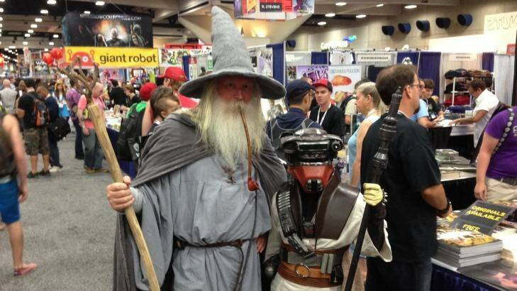 180,000 people gathered at the San Diego Convention Centre for Comic-Con 2016 - many of them dressed as their favourite characters - but there was hardly a Pokemon hunter in sight. File photo.

 Photo: Michael Idato 