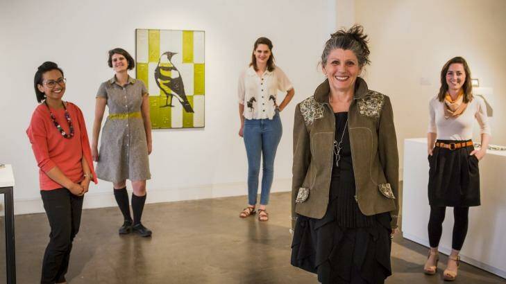 Staff of the Craft and Design Centre, who are behind the four-day festival DESIGN Canberra.  Photo: Jamila Toderas