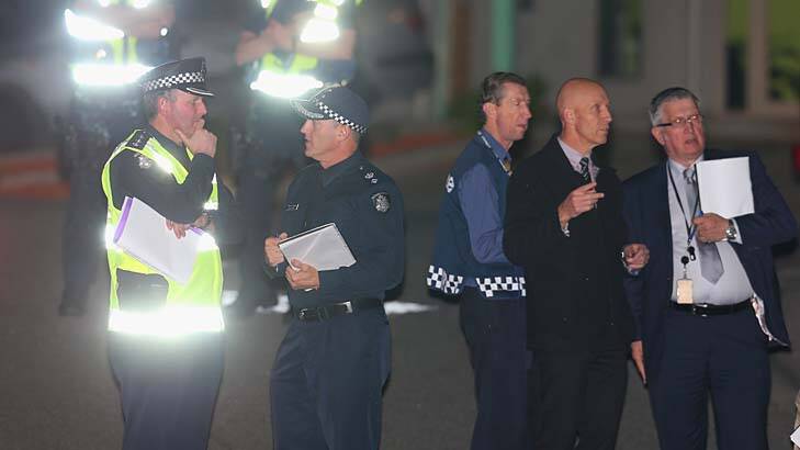 Police at the scene. Photo: Getty Images/Scott Barbour