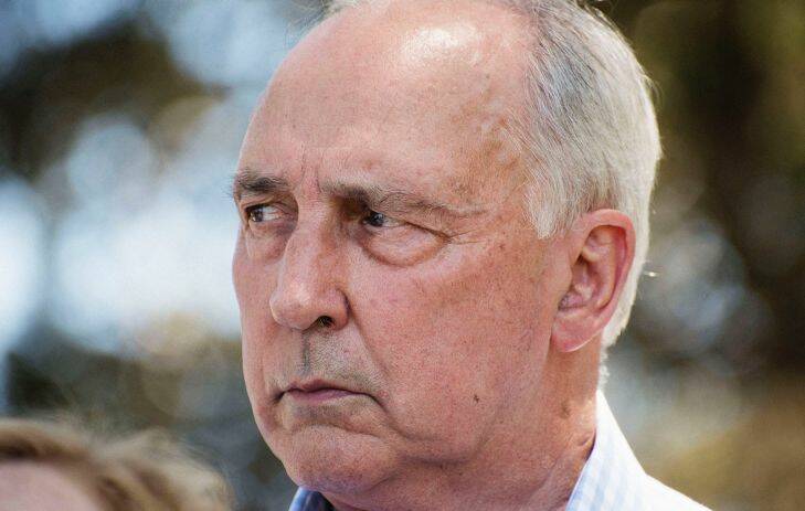 SYDNEY, AUSTRALIA - JANUARY 25:  Former Prime Minister Paul Keating at Goat Island in Sydney harbor, announcing a proposed plan to return Goat Island or traditional name Me-Mel to the aboriginal people of NSW on January 25, 2015 in Sydney, Australia.  (Photo by Christopher Pearce/Fairfax Media)