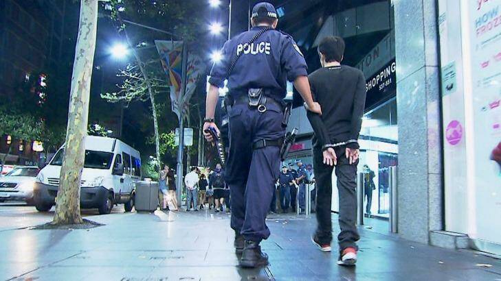 Aggressive behaviour has increased outside Sydney bars since introduction of lockout. Photo: Daniel Shaw