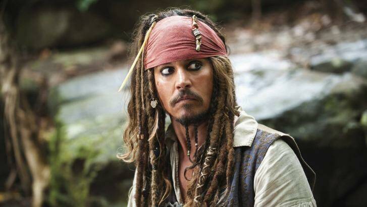 Popular and highly profitable Disney character ... Johnny Depp's Captain Jack Sparrow could soon be sailing in Queensland waters. Photo: Disney