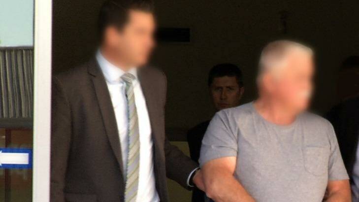 Police arrest Leonard John Warwick. Photo: NSW Police