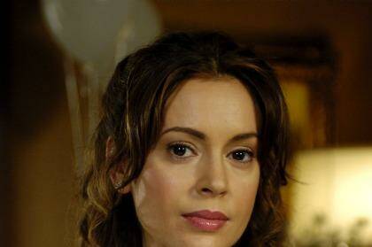 Not happy: Alyssa Milano has questioned Heathrow Airport's policy on carrying expressed breast milk.