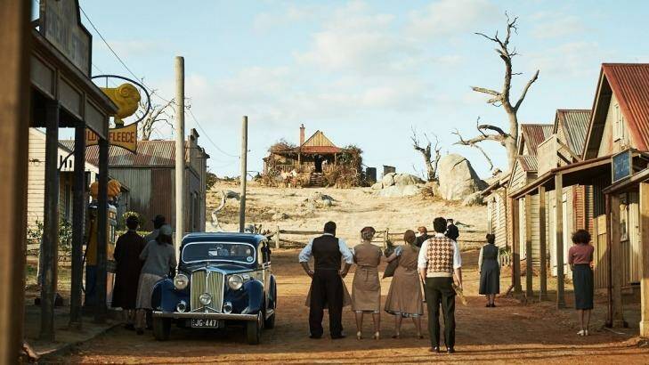 The town of Dungatar, as created in <i>The Dressmaker</I>. Photo: Supplied