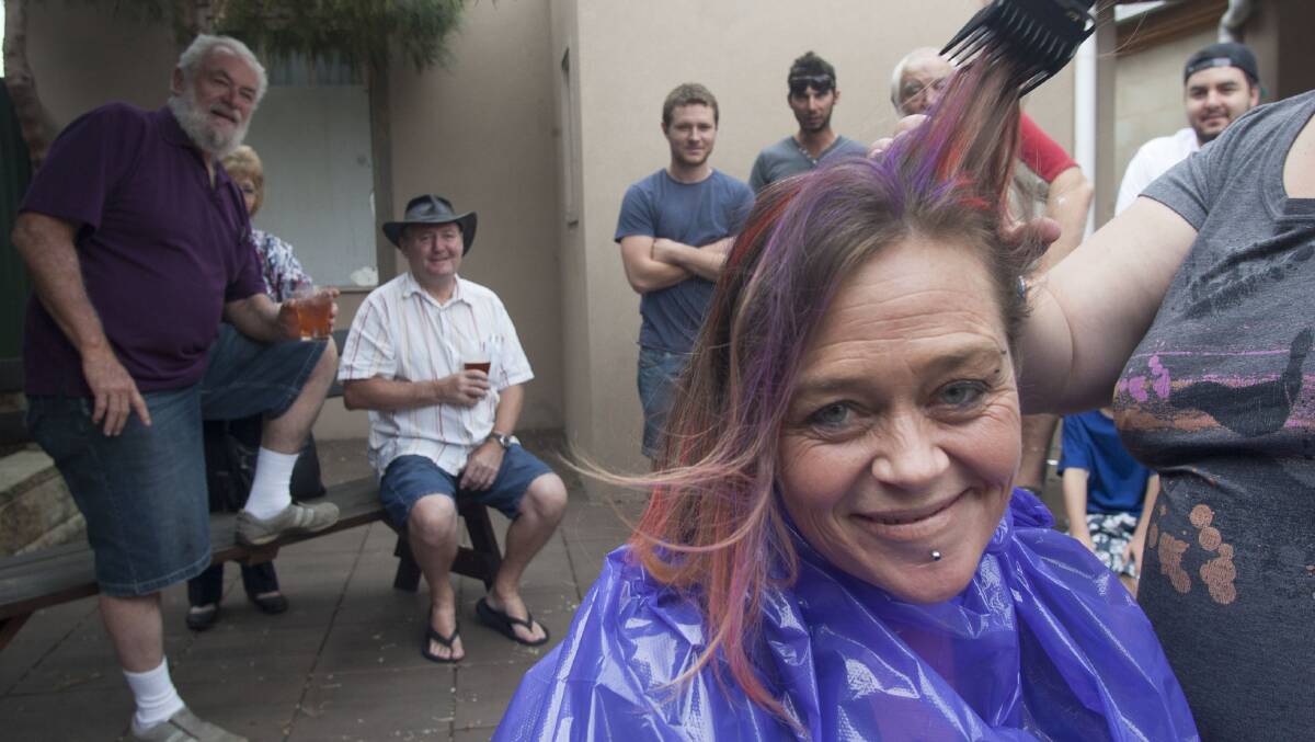 Dani-Maree Cuttle takes part in the World’s Greatest Shave.