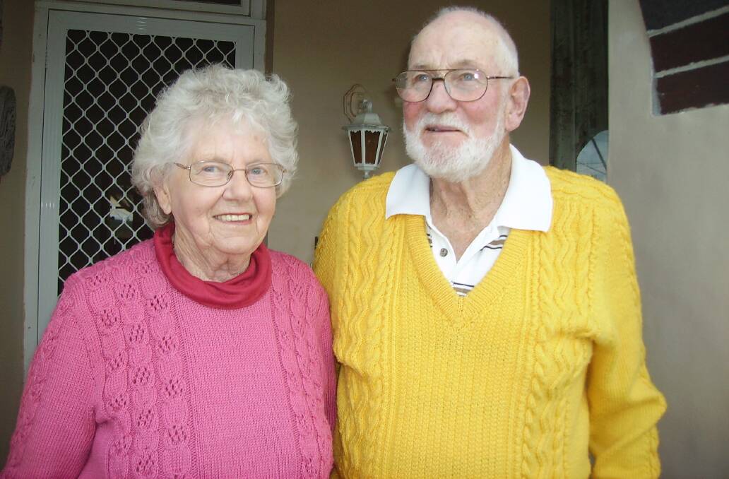 Betty and George Huggett of Tathra celebrate 60 years of marriage this week.