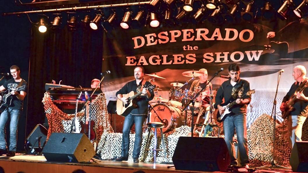 Desperado – The Eagles Show, is performing at Club Sapphire on July 4.