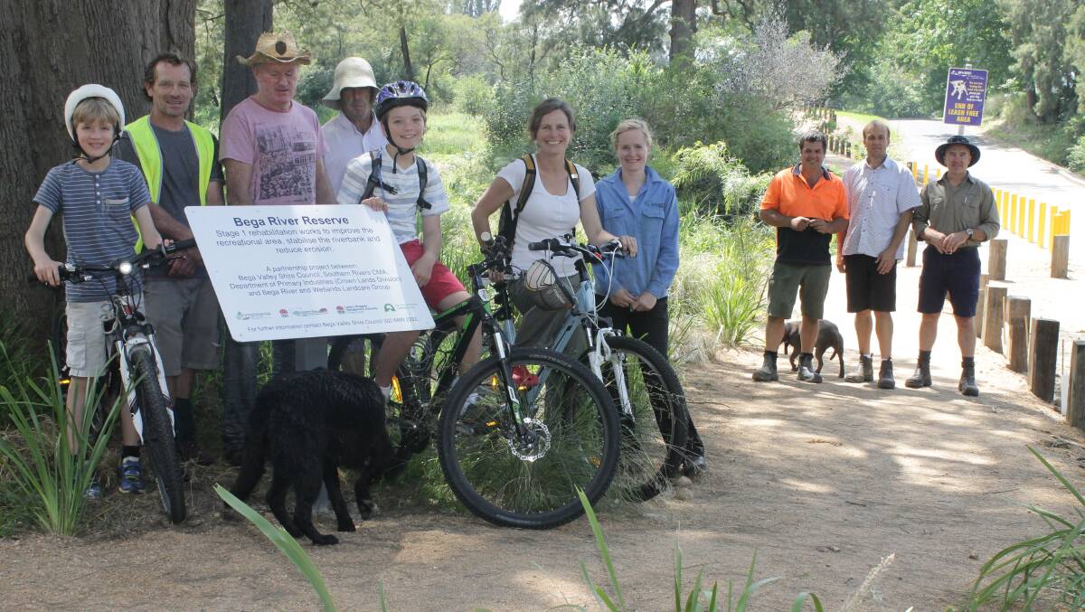 BRAWL's ongoing rehabilitation work of the Bega River has been boosted with an additional BVSC grant.