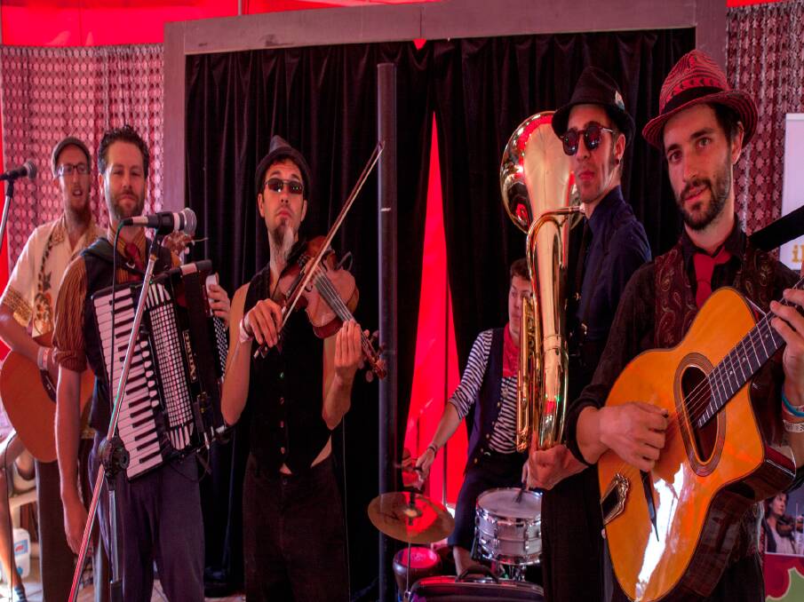 The Underscore Orkestra is one of the headline acts at this weekend's Cobargo Folk Festival.