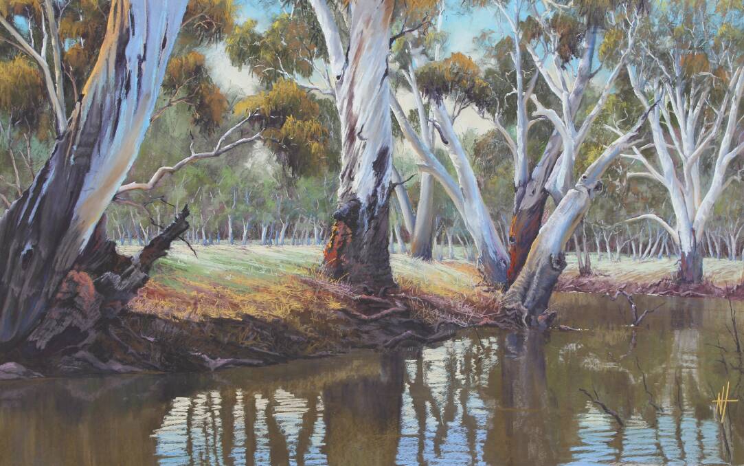 Nikki Hall’s work, Sandigo Creek, has taken out South East Arts’ first prize in the Basil Sellers Art Prize People’s Choice Awards. 