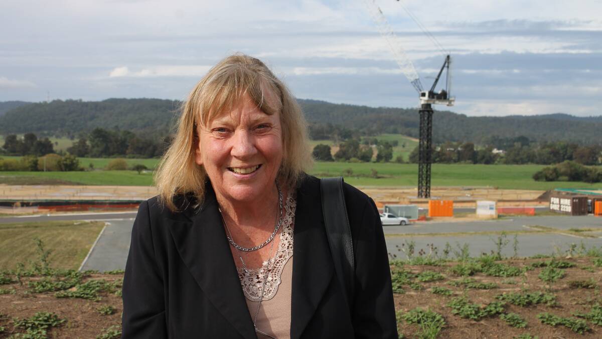 Bega Valley Shire Councillor Liz Seckold visited the SEHR site on the community day on Friday.