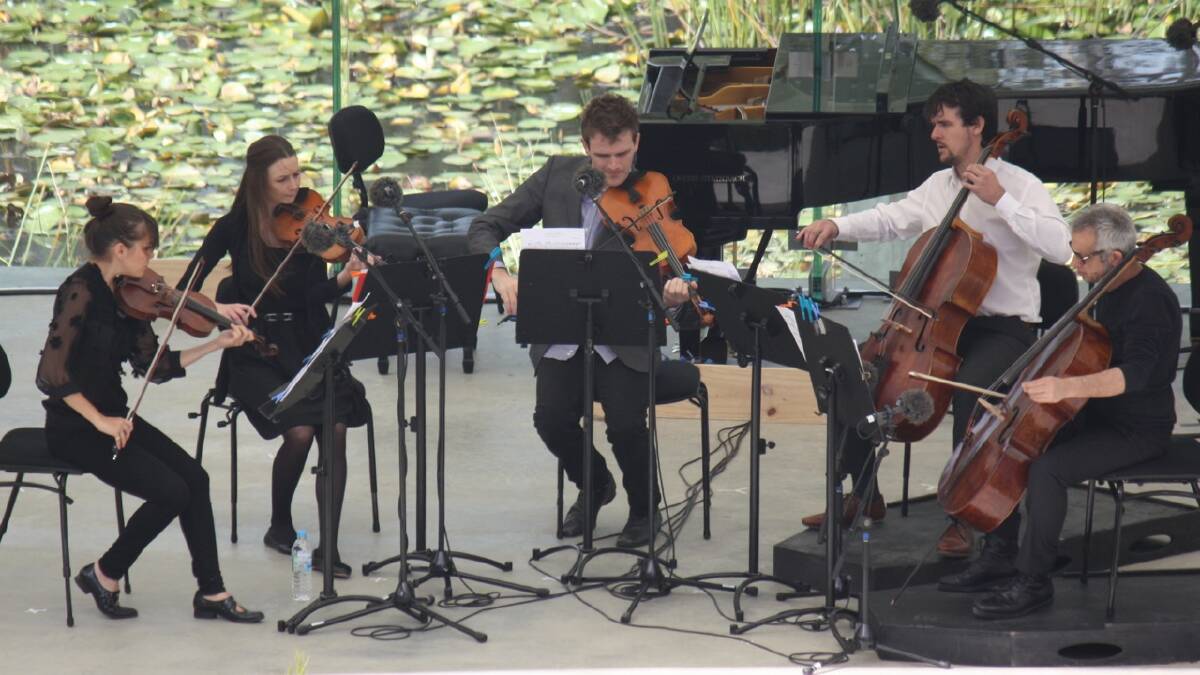 Auric Quartet and Giovanni Sollima at Four Winds Festival 2014. Photos: Ben Smyth