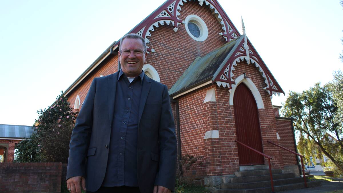 While the Reverend Ross Gear of Bega’s St John’s Anglican Church does not support same-sex marriage, he says all people, including those in a homosexual relationship, are welcome in his church. 