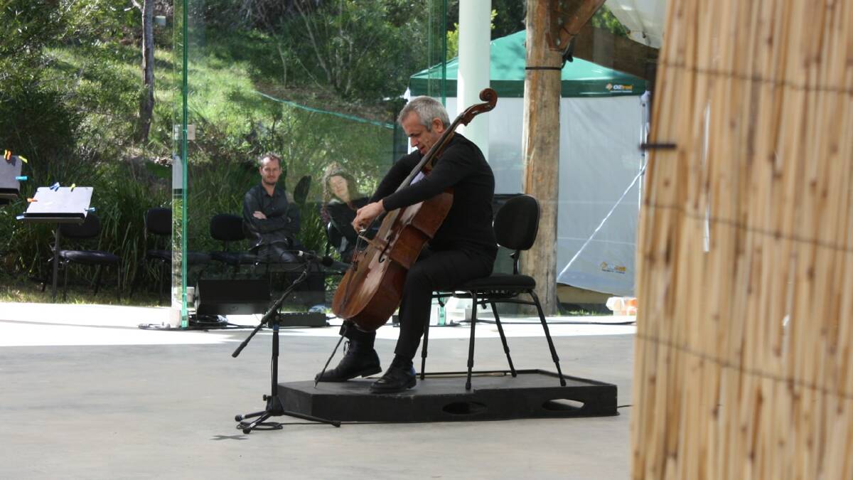  Cellist Giovanni Sollima at Four Winds Festival 2014. Photos: Ben Smyth