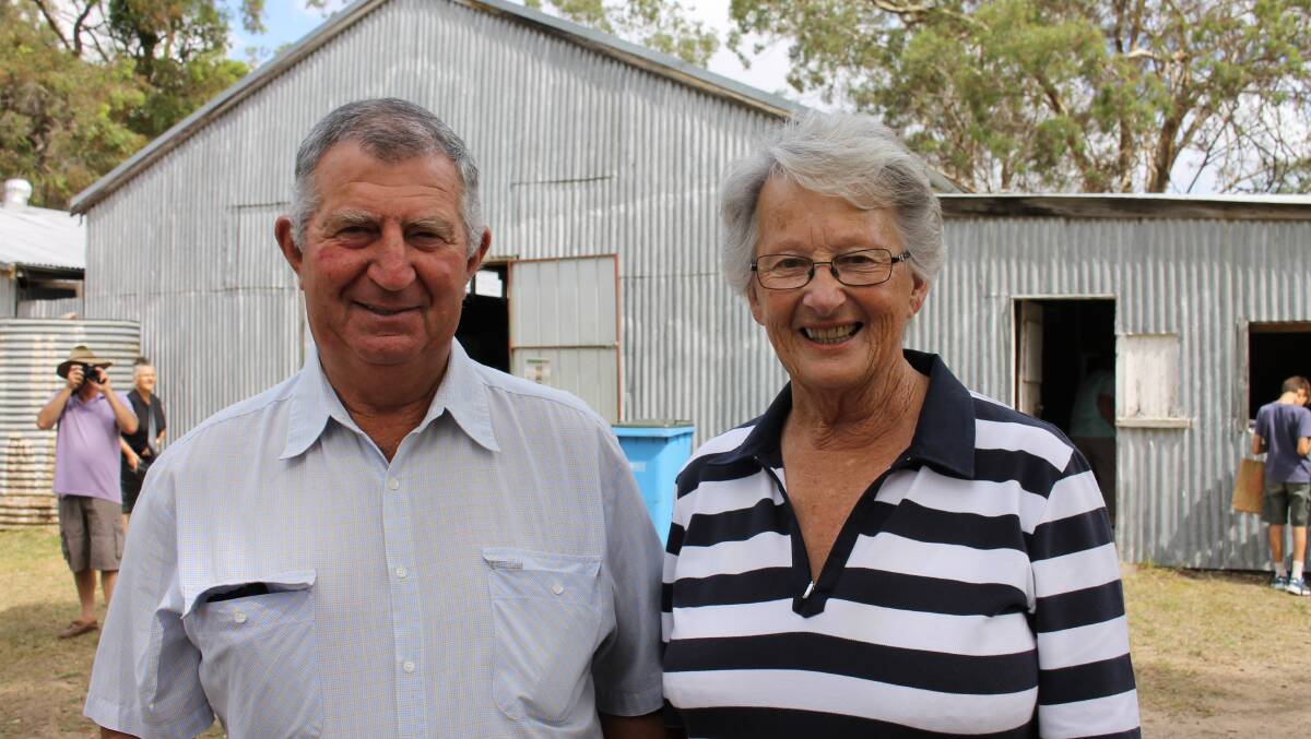 Bega Valley Shire Councillor Tony Allen catches up Helen Slater, recent recipient of the Bega Local Woman of the Year award. She was at Bemboka Show to volunteer her time in the ring for the horse events.