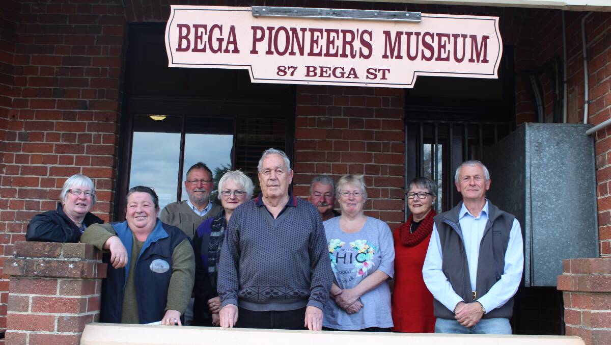 The newly elected Bega Valley Historical Society's committee for 2015-16 are (from left) Kaye Jauncey, Cheryl Moon, Peter Lacey, Aly Walsh, Peter Rogers, John Richardson, Helen Jauncey, Sandra Florance and Doug Russell.