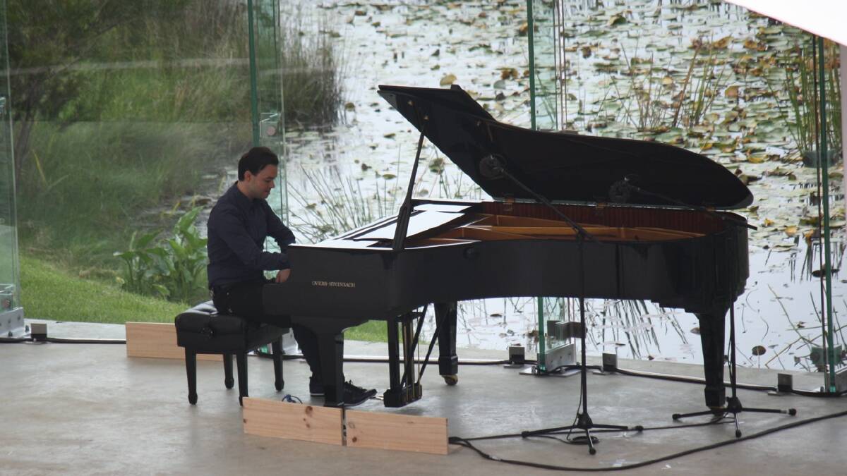  Pianist Dejan Lazic at Four Winds Festival 2014. Photos: Ben Smyth