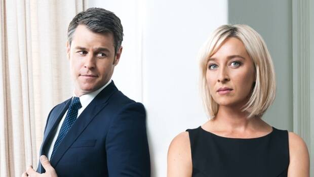 Rodger Corser and Asher Keddie star in Party Tricks.