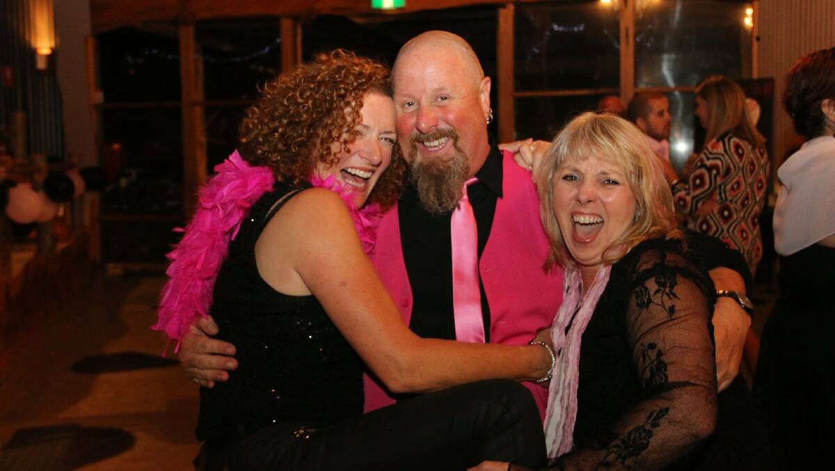 Pink and Black party organiser Glenn Cotter (centre) is hoping for a night as enjoyable as last year’s ball.