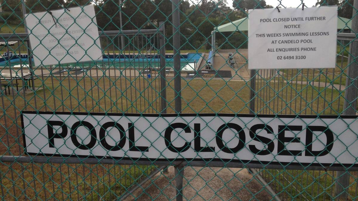 Bemboka Pool is closed until October for repairs, while Sapphire Coast Aquatic Centre's upcoming facelift is scheduled to take only a week.