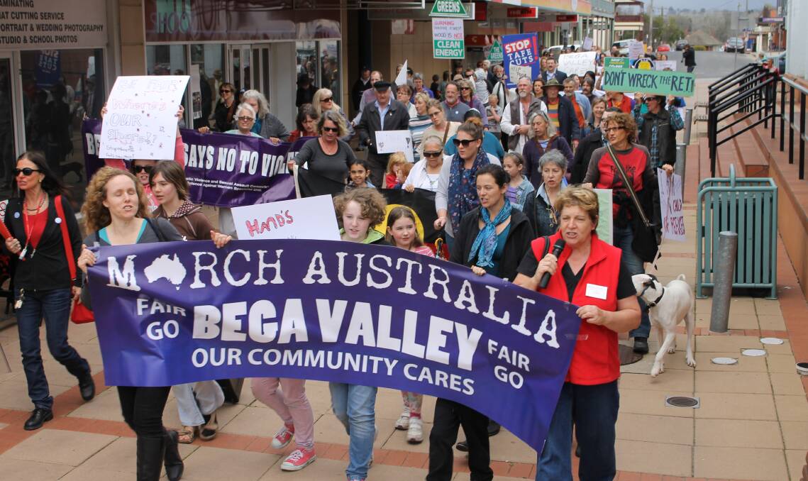 Bega's March Australia rally on August 30.
