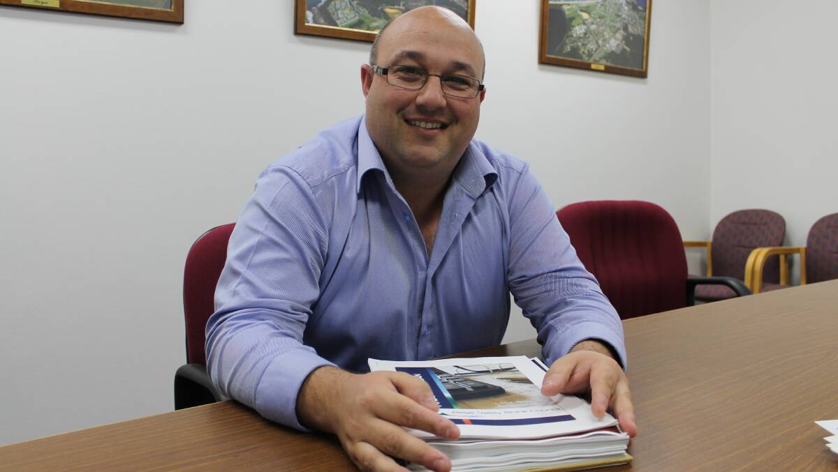 Bega Valley Shire Council finance manager Lucas Scarpin.