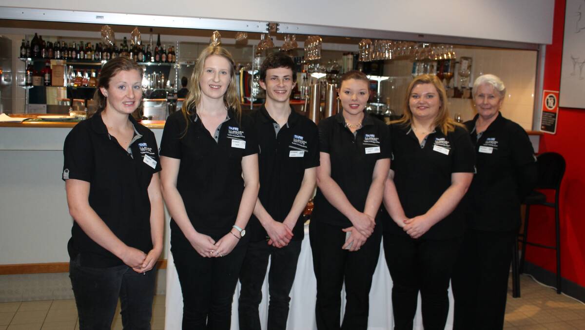 Bega TAFE campus tourism and events students who are organising Bega’s Christmas Wonderland (from left) Kate Warby, Kylie Mitchell, Lachlan Brickley, Kylie McCarthy, Ainslea Baumer and Mary Anne Palmer.