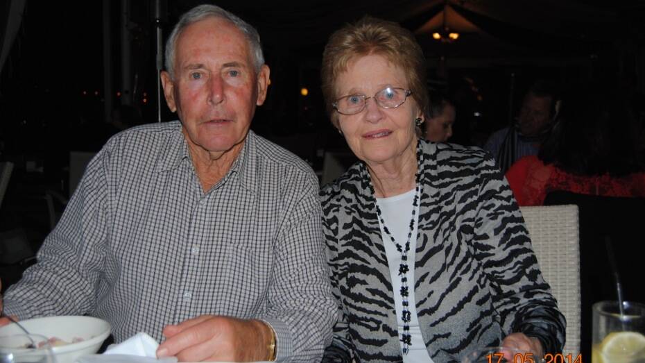 Geoff and Shirley Underhill, formerly of Bega, celebrate their 50th wedding anniversary last week.