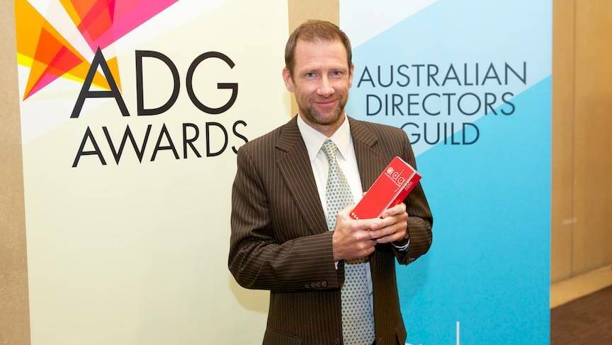 Cian O’Clery receives the prestigious Best Directing for a Documentary Series at the recent Australian Directors Guild Awards.