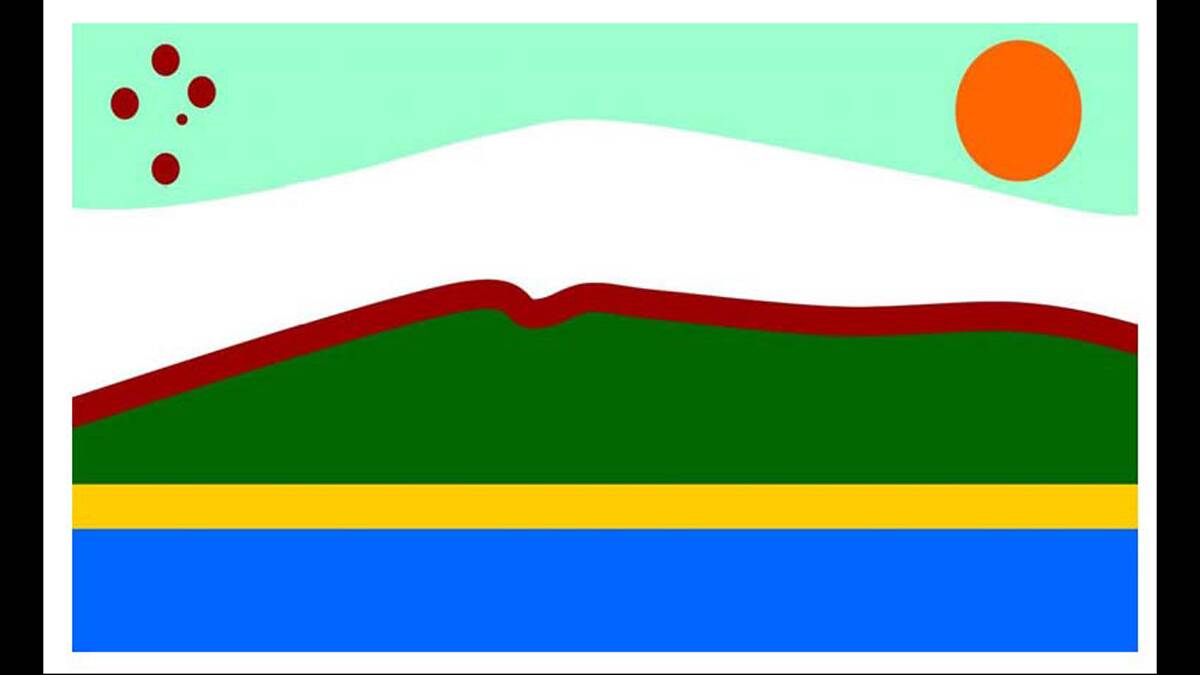 The concept flag designed by local Djiringanj and Ngarigo elders.