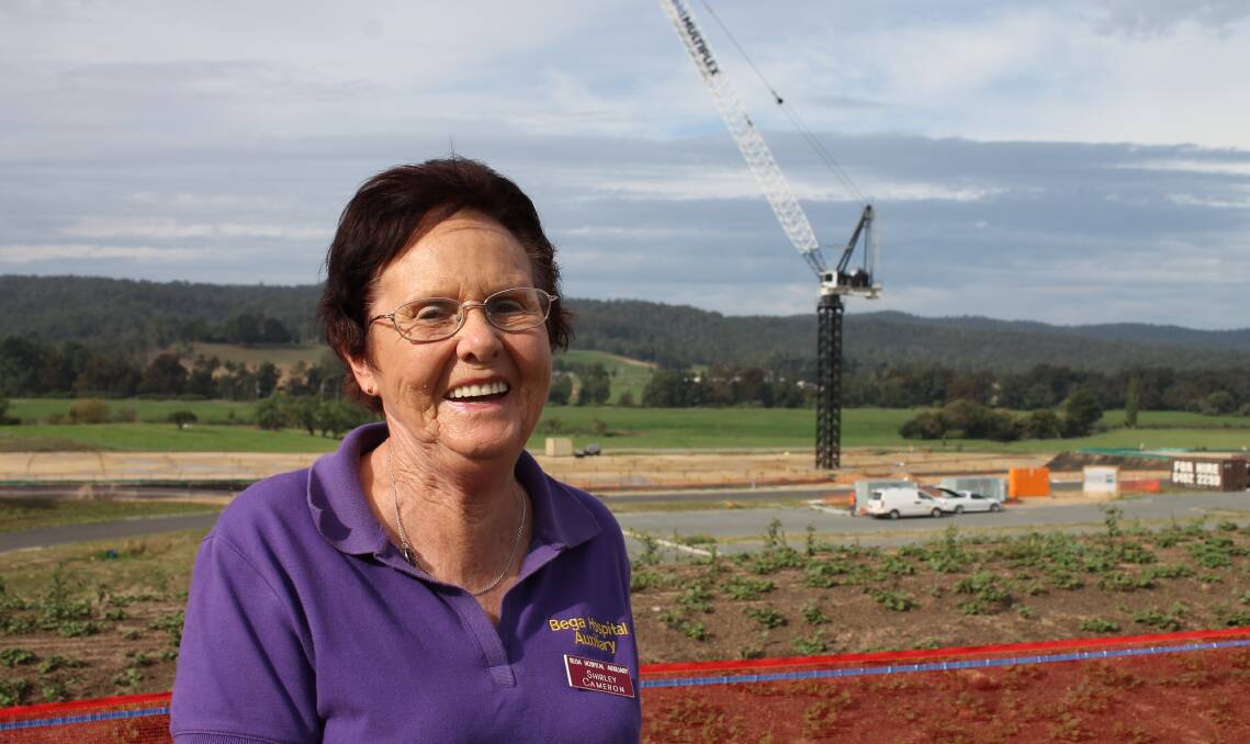 Shirley Cameron from the Bega District Hospital Auxiliary. 