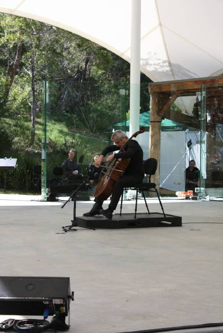 Cellist Giovanni Sollima at Four Winds Festival 2014. Photos: Ben Smyth