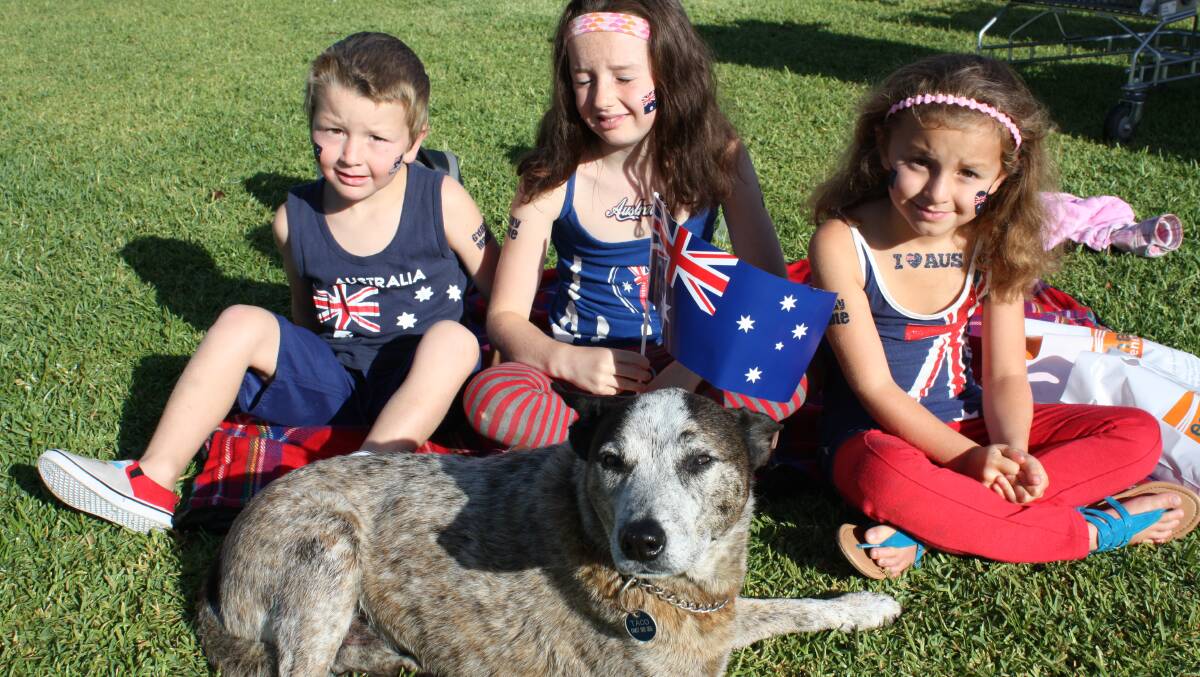 Getting into the Aussie spirit at last year’s event.