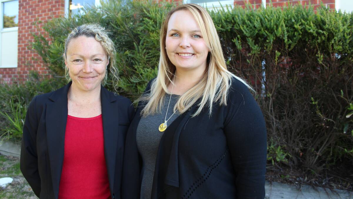 Bermagui Public School’s new principal Leah Martin and new school admin manager Roslyn Jubb look forward to a new term.