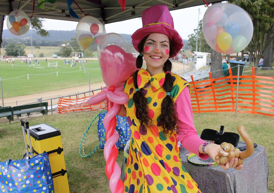 “Oops The Clown” is excited about providing entertainment at the Far South Coast National Show in Bega. 