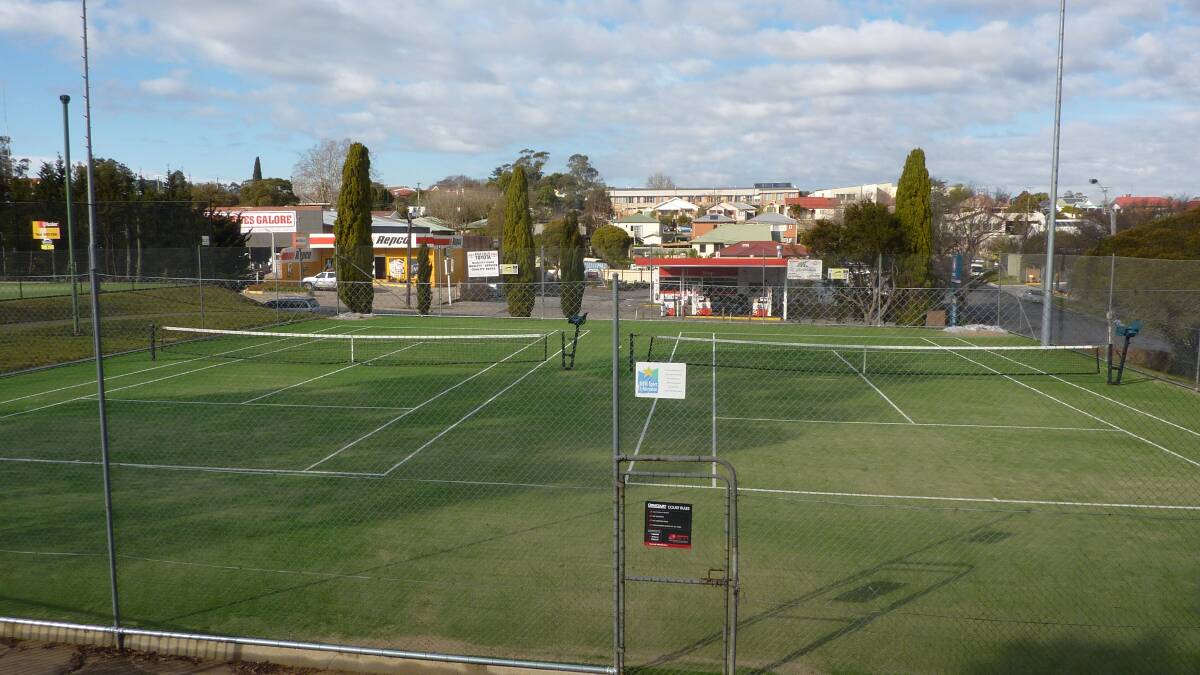 • Courts six and seven at the Bega Tennis Club are better than ever after resurfacing works. 