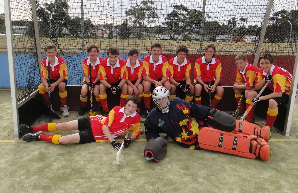 • The Far South Coast under 15s representative hockey squad ready to compete in Goulburn recently are (not in order) Ryan Campbell, Devlin Lee, Conner May, Ben Mead, Josh Milton, Troy Mott, Lachlan Sims, Daniel Smith , Bailey Young, Harley Thoms and Matt Jennings.